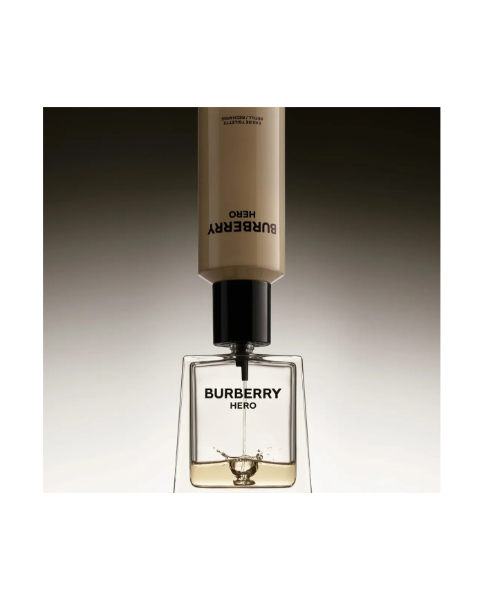 BURBERRY HERO EAU DE TOILETTE 100ML PROFUMO UOMO RICARICABILE LEGNOSO FRESCO