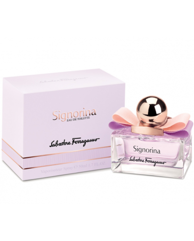SALVATORE FERRAGAMO SIGNORINA EAU DE TOILETTE 50ML PROFUMO DONNA ORIGINALE