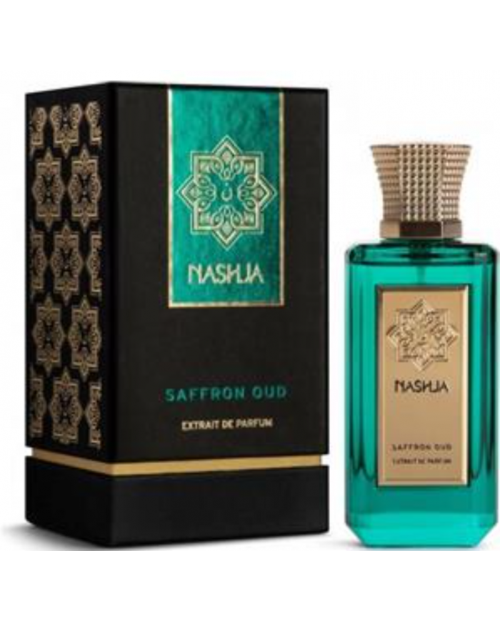 NASHJA SAFFRON OUD EXTRAIT DE PARFUM 100ML PROFUMO UNISEX SPRAY ORIGINALE