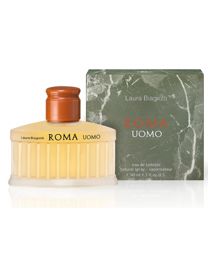 LAURA BIAGIOTTI ROMA UOMO EAU DE TOILETTE 40ML PROFUMO UOMO SPRAY ORIGINALE