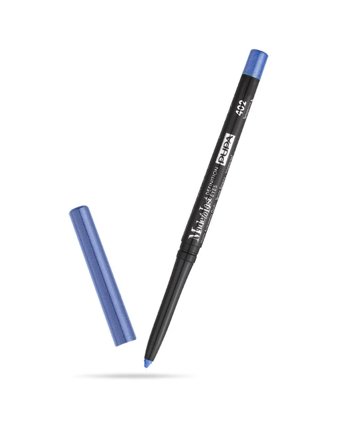 PUPA MATITA OCCHI AUTOMATICA MADE TO LAST DEFINITION EYES N402 STAR DUST BLUE ORIGINALE
