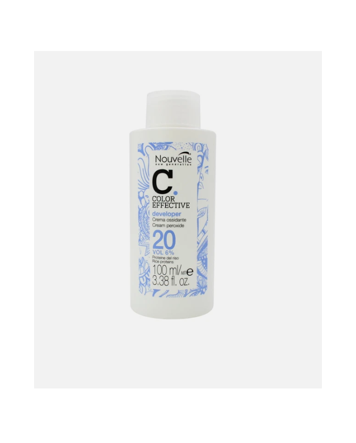 Nouvelle Color Effective Ossigeno 20 Vol Crema Ossidante Proteine del Riso 100 ml