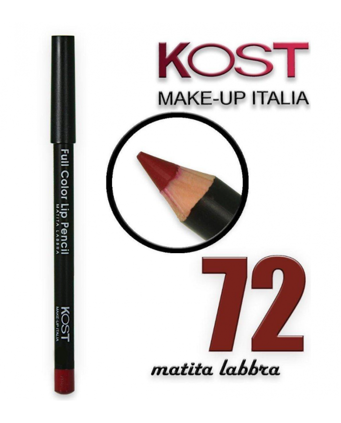 Kost Matita Labbra Full Color N. 72 Definizione Eccellente e Colore Intenso