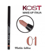 Kost Matita Labbra Automatica N. 01 Naturale Waterproof Lunga Tenuta No Sbavature