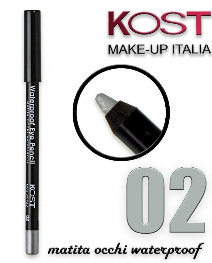 Kost Matita Occhi Waterproof N.02 Silver Tratto Preciso No Sbavature