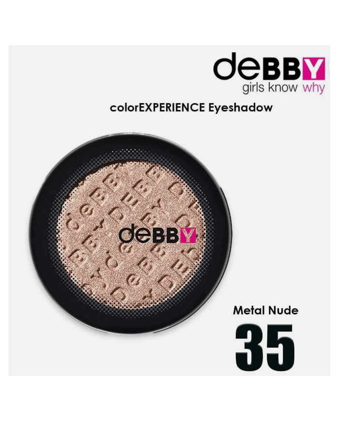 DEBBY Ombretto Metal Nude N. 35 Mono Occhi Effetto Metallico Long Lasting
