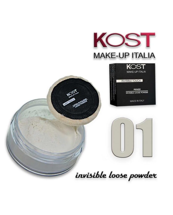 Kost Primer Invisible Loose Powder Polvere Invisibile N. 01 Fissante Opacizzante