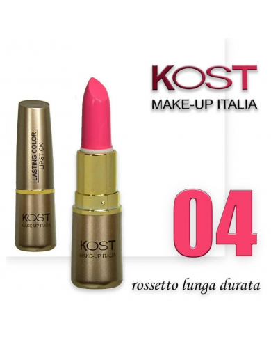 Kost Make Up Rossetto Lasting Color N. 04 Rosa Barbie Lunga Durata e Colore Intenso