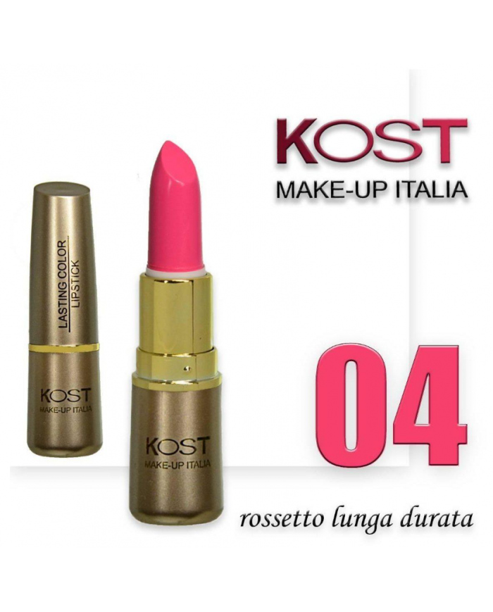 Kost Make Up Rossetto Lasting Color N. 04 Rosa Barbie Lunga Durata e Colore Intenso