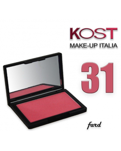 Kost Make Up Fard N. 31 Fuxia Blush Compatto Colore Intenso e Luminoso