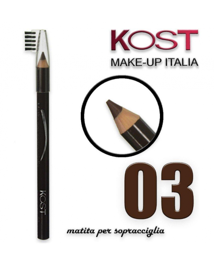 Kost Make Up Matita Sopracciglia N. 03 Pettinino Definizione Naturale