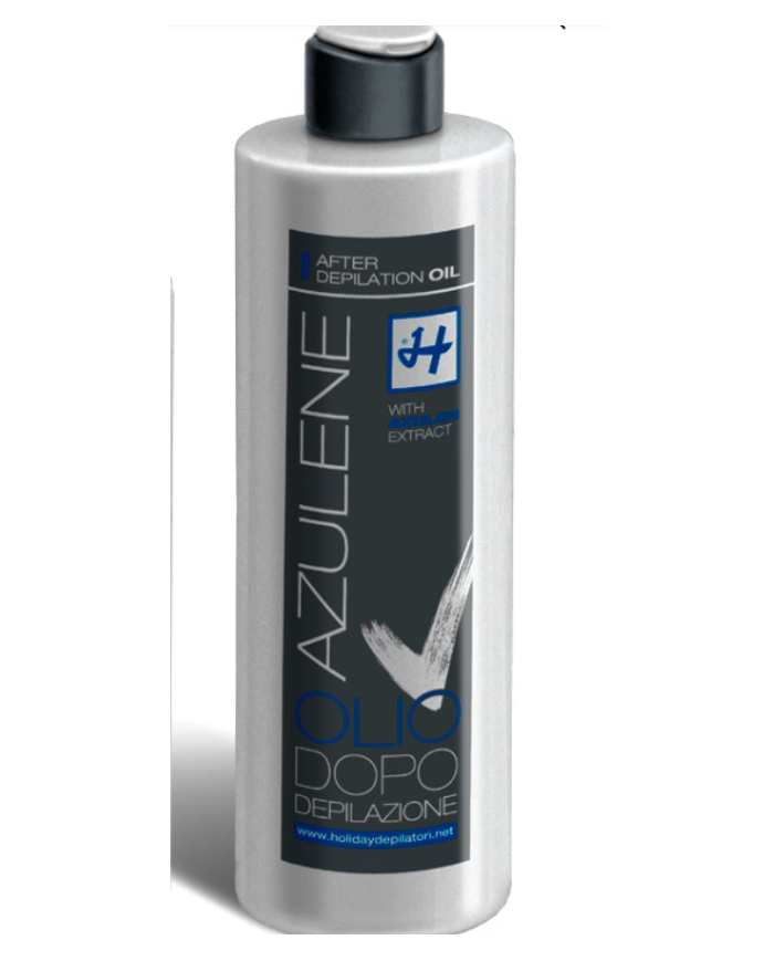 Holiday Olio Dopo Depilazione Azulene 500ml Lenitivo Post Cera Rimuove Residui