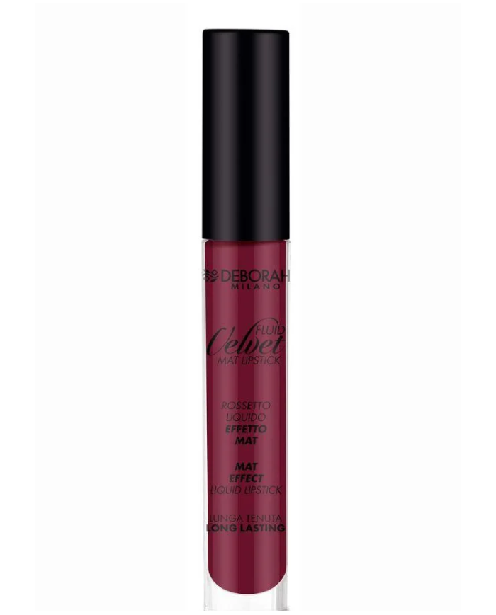 Deborah Milano Fluid Velvet Mat Lipstick 09 Purple Wine Rossetto Liquido Opaco 4.5g