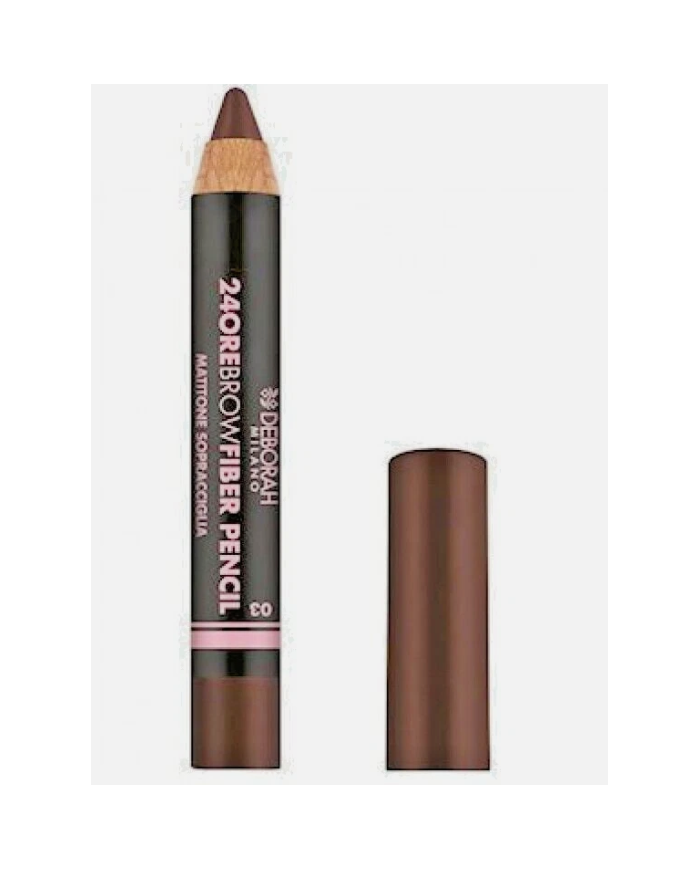 Deborah Milano 24Ore Brow Fiber Pencil N. 03 Dark Brown Matitone Sopracciglia