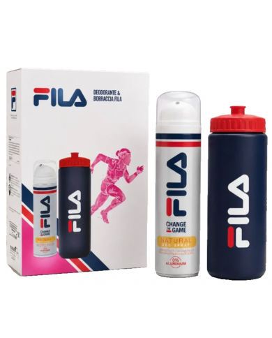 Fila Kit Sport Deodorante Spray 150 ml e Borraccia Sportiva Regalo