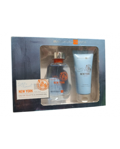 Mandarina Duck New York Uomo Set Profumo EDT 100 ml + Doccia Gel 100 ml