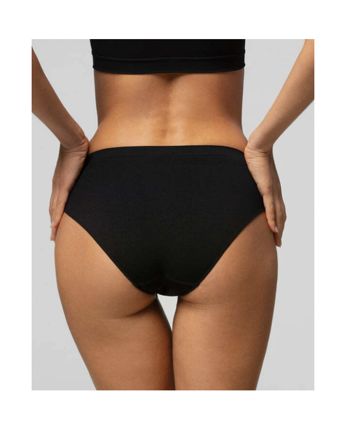 Pompea 2 Slip Microfibra Nero Odor Control Traspirante Seamless Taglia L
