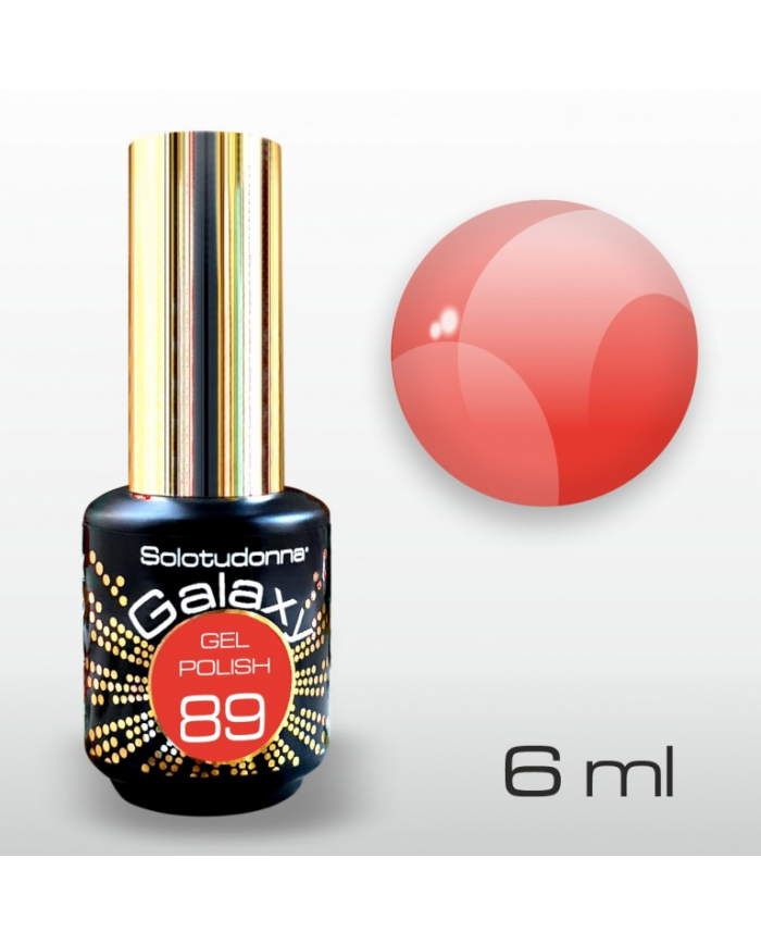 SoloTuDonna Galaxy Smalto Semipermanente Summer Red 89 UV LED