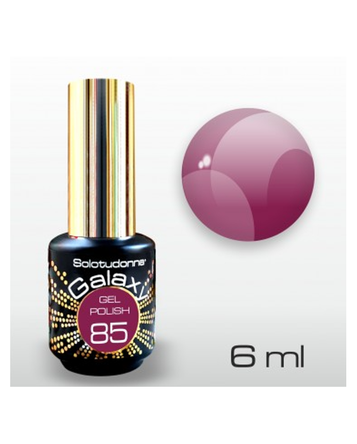 SOLOTUDONNA Smalto Semipermanente 85 Dark Magenta Galaxy Effetto Brillante 6ml
