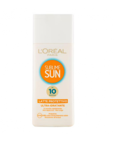 L'Oréal Sublime Sun Latte Ultra Idratante 200ml SPF10 Protezione Solare