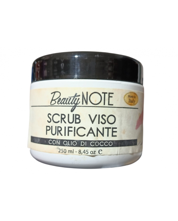 Beauty Note Scrub Viso Purificante Olio di Cocco 250ml Esfoliante Delicato