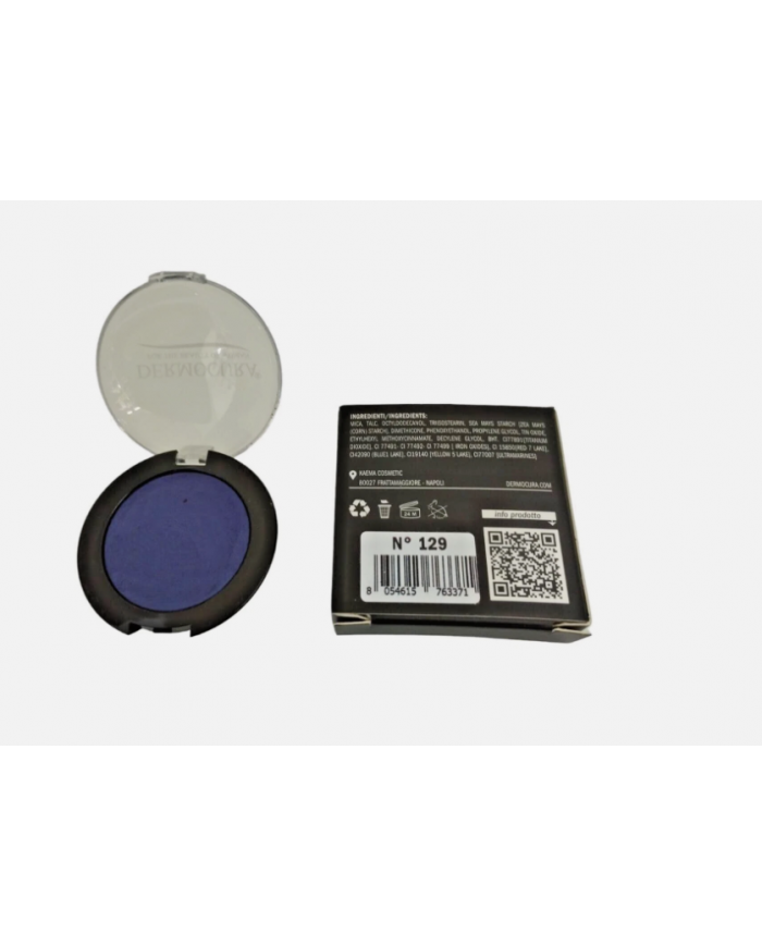 Dermocura Ombretto Cotto Eyeshadow Made in Italy N. 129 Blu Oceano Pieno Intenso