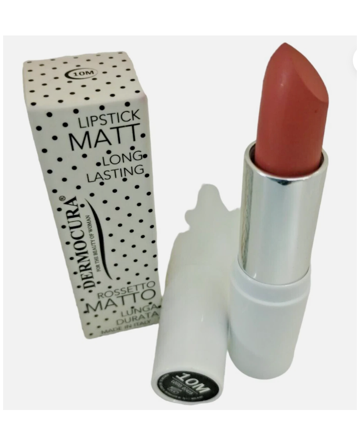 Dermocura LIPSTICK Rossetto Matto finish Opaco Nudo 10M labbra setose morbide