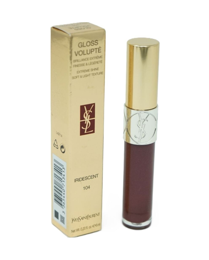 YSL Gloss Volupté 6ml Lucidalabbra Idratante Brillantezza Estrema 104 - Prune Organdi