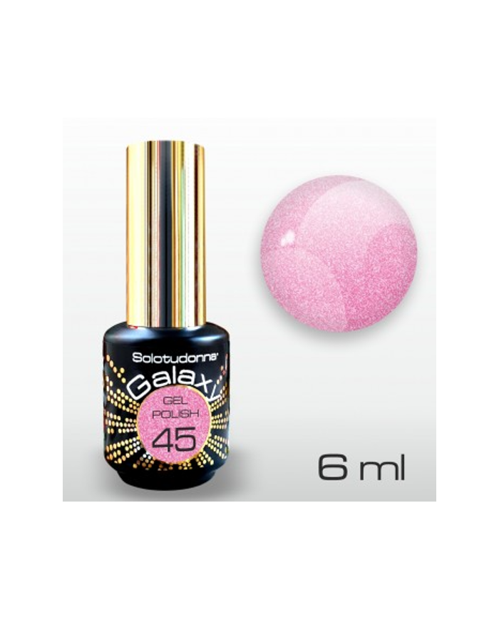 Solotudonna Gel Polish Semipermanente 45 - Pink Glitter Unghie Brillanti