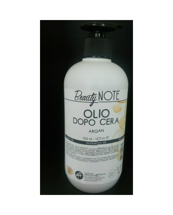 Beauty Note Olio Dopocera Argan 500ml - Rimuove Residui di Cera