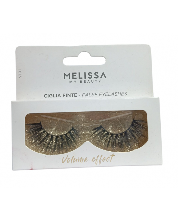 Melissa Ciglia Finte Modello V101 - Volume e Allungamento Occhi