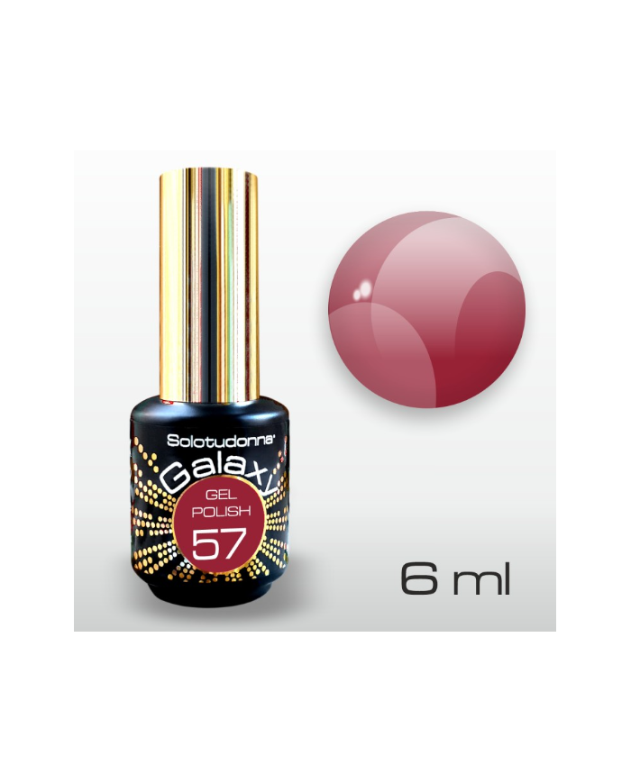 Solotudonna Gel Polish Semipermanente N 57 Red Velvet - Unghie Brillanti