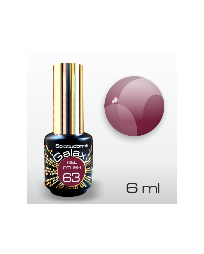 Solotudonna Gel Polish Semipermanente N 63 Bordeaux - Unghie Brillanti