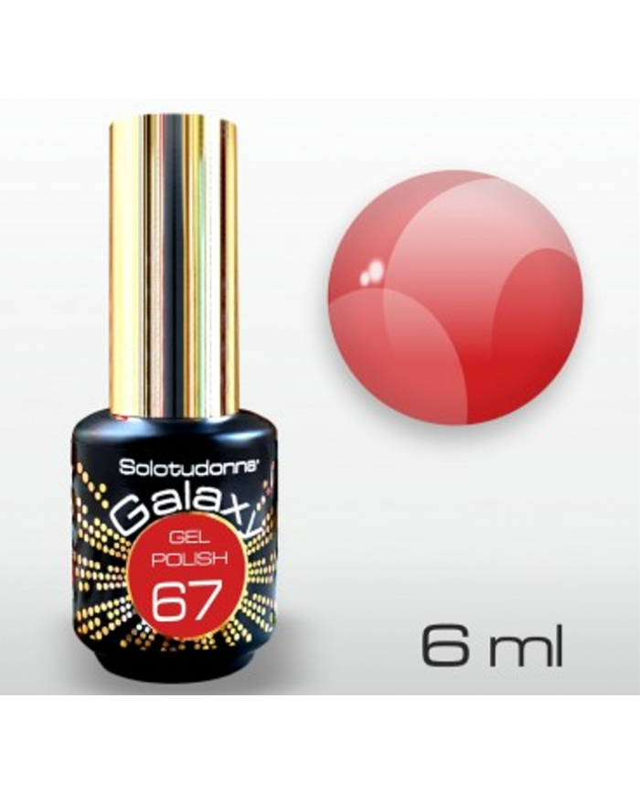 Solotudonna Smalto Semipermanente Galaxy Gel Polish 67 - Fire Red