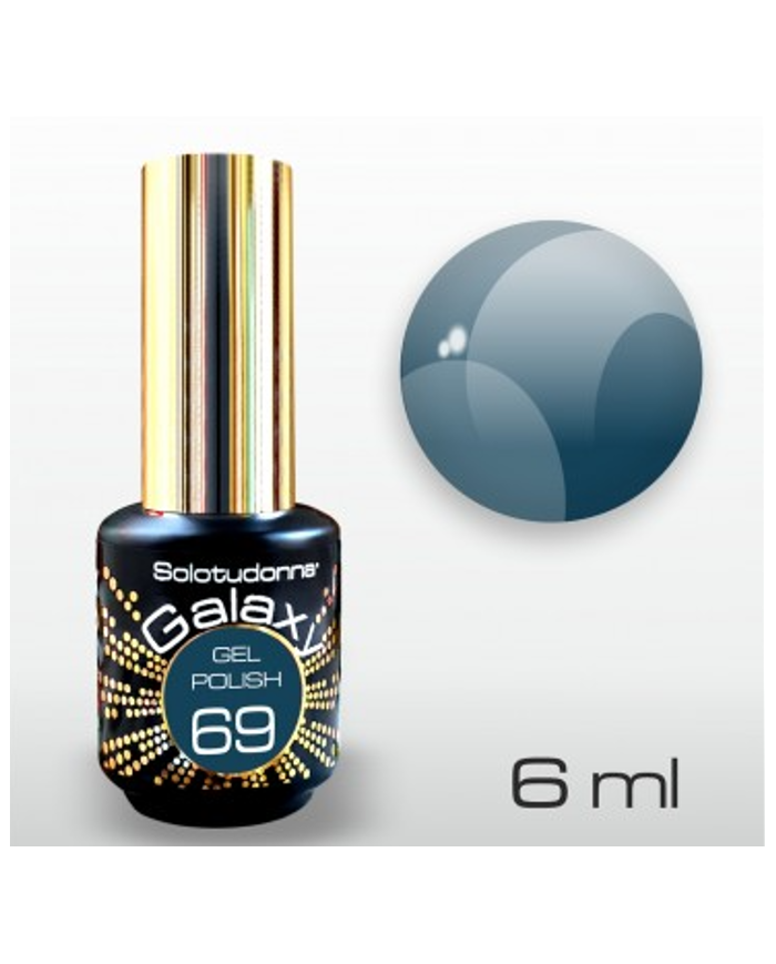 Solotudonna Smalto Semipermanente Galaxy Gel Polish 69 - Blue Avio