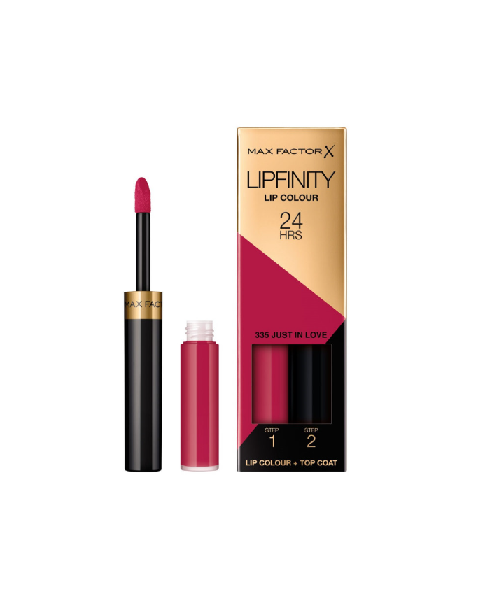 MAX FACTOR Lipfinity Lip Colour 335 Just In Love Rossetto Long Lasting 2in1