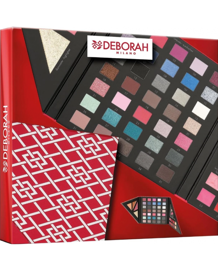 DEBORAH MILANO Beauty Gift Trousse Completa Make-Up Occhi Viso Toni Freddi
