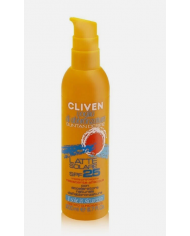 CLIVEN Solare Bimbi SPF 50+ Latte Solare Protezione Molto Alta Mare e Piscina