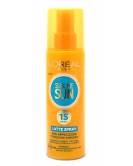 L'ORÉAL Spray Solare Latte Corpo SPF 15 Protezione Media Anti-Disidratazione