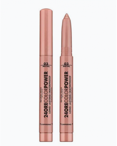 Deborah Milano Ombretto Matitone 24Ore Color Power N.03 Metal Waterproof