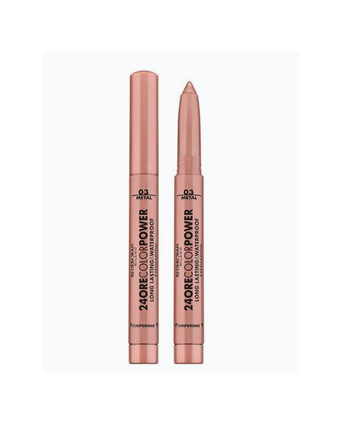 Deborah Milano Ombretto Matitone 24Ore Color Power N.03 Metal Waterproof