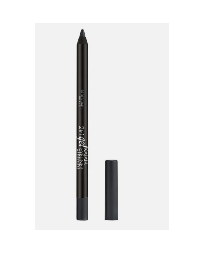 DEBORAH Matita Occhi Gel 2in1 Kajal Eyeliner Waterproof 02 Grey Impeccabile