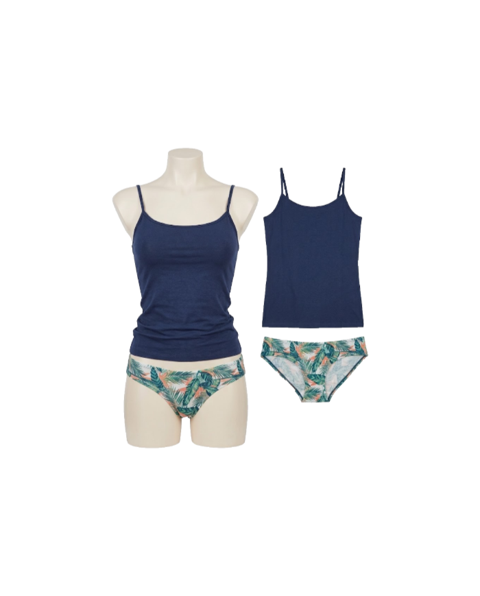 Magic Dream Teenager Completo Intimo Canotta e Slip Denim Taglia XS 12 Anni