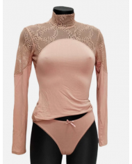 Gianmarco Venturi Coordinato Donna Maglia e Slip Vita Bassa Colore Zucca Taglia 2   8032691014013