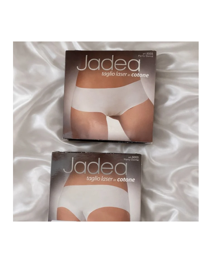 JADEA Culotte Donna Short Cipria Taglio Laser Invisibile Cotone Tg 4 L XL