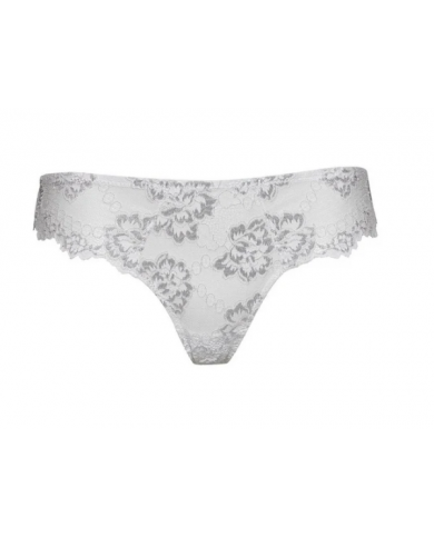LORMAR Brasiliano Intimo Donna Bianco Pizzo Elegante Prestige Tg 2 M