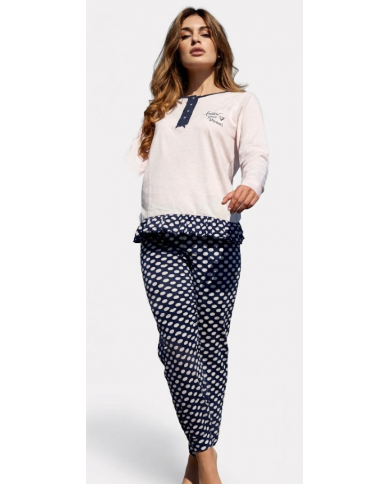 Intimy Pigiama da Notte Donna Articolo Angela Homewear Relax Cotone