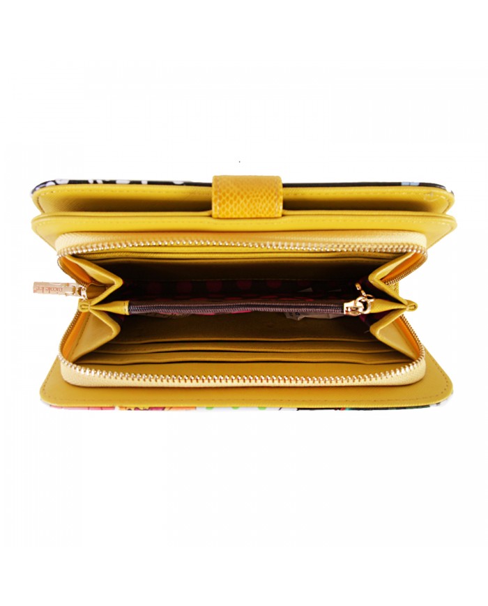 Nicole Lee Sugar Day Portafoglio LOVE YOUR LOOK RFID Portamonete Wristlet Donna