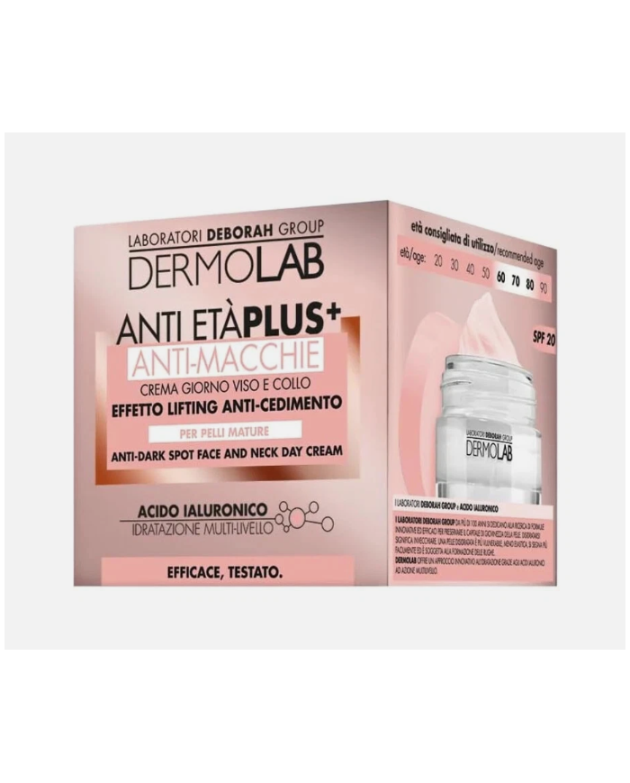Dermolab Crema Giorno Anti Età Plus + Anti Macchie Viso e Collo 50ml   8009518389302