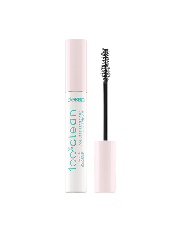 MASCARA debby 100% clean pulito volume black  naturale ciglia a farfalla MASCARA debby 100% clean pulito volume black  naturale ciglia a farfalla
